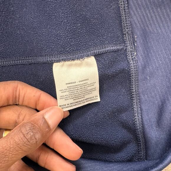 Nike Pittsburgh Pitt Panthers Blue Mens S Therma Fit Mini Swoosh Pullover Hoodie - Picture 5 of 9